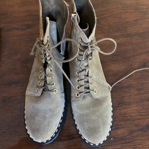 Vince Camuto NWT Genuine Suede Mecale Combat Bootie